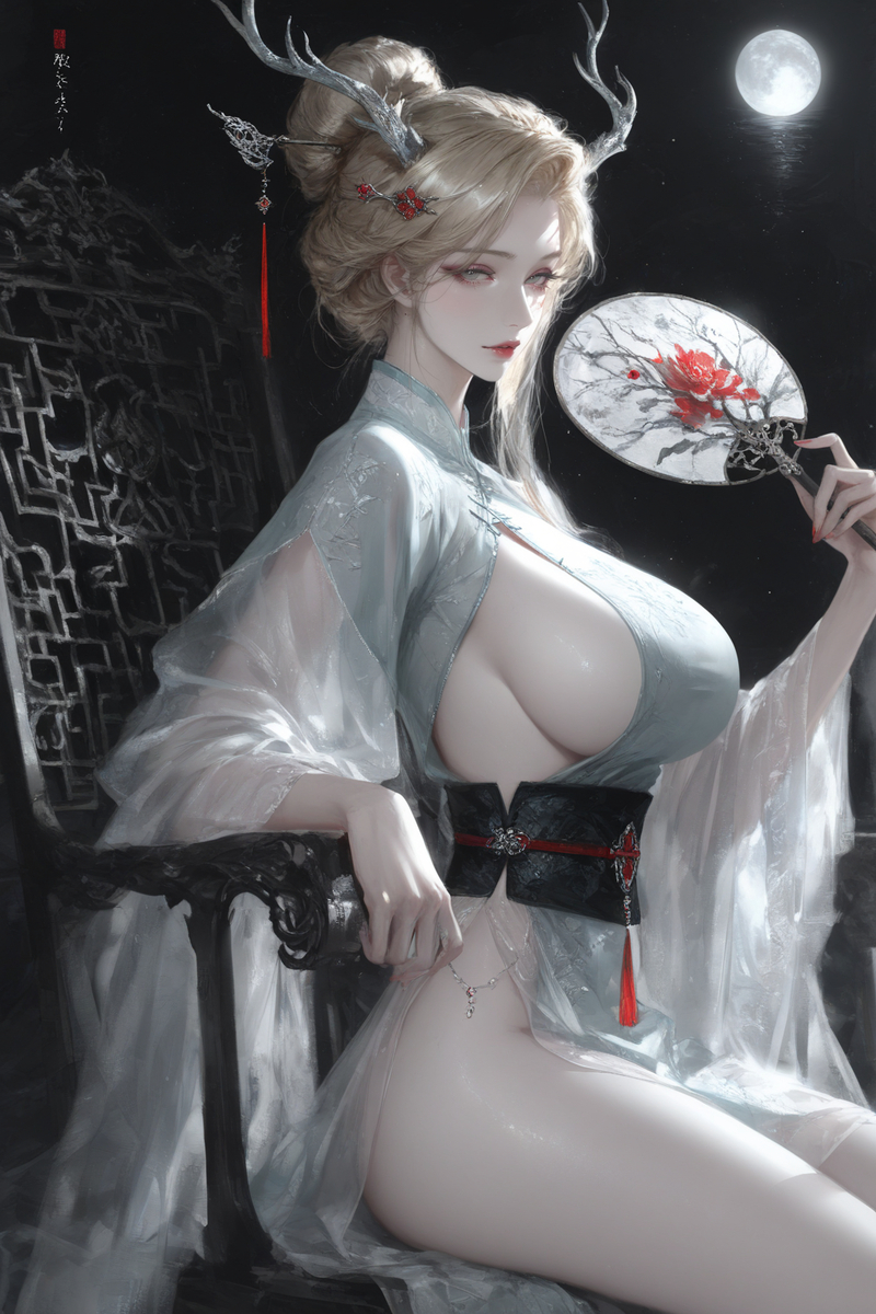 和娘一起过七夕·花好月圆-pixiv插画-作品交流服务