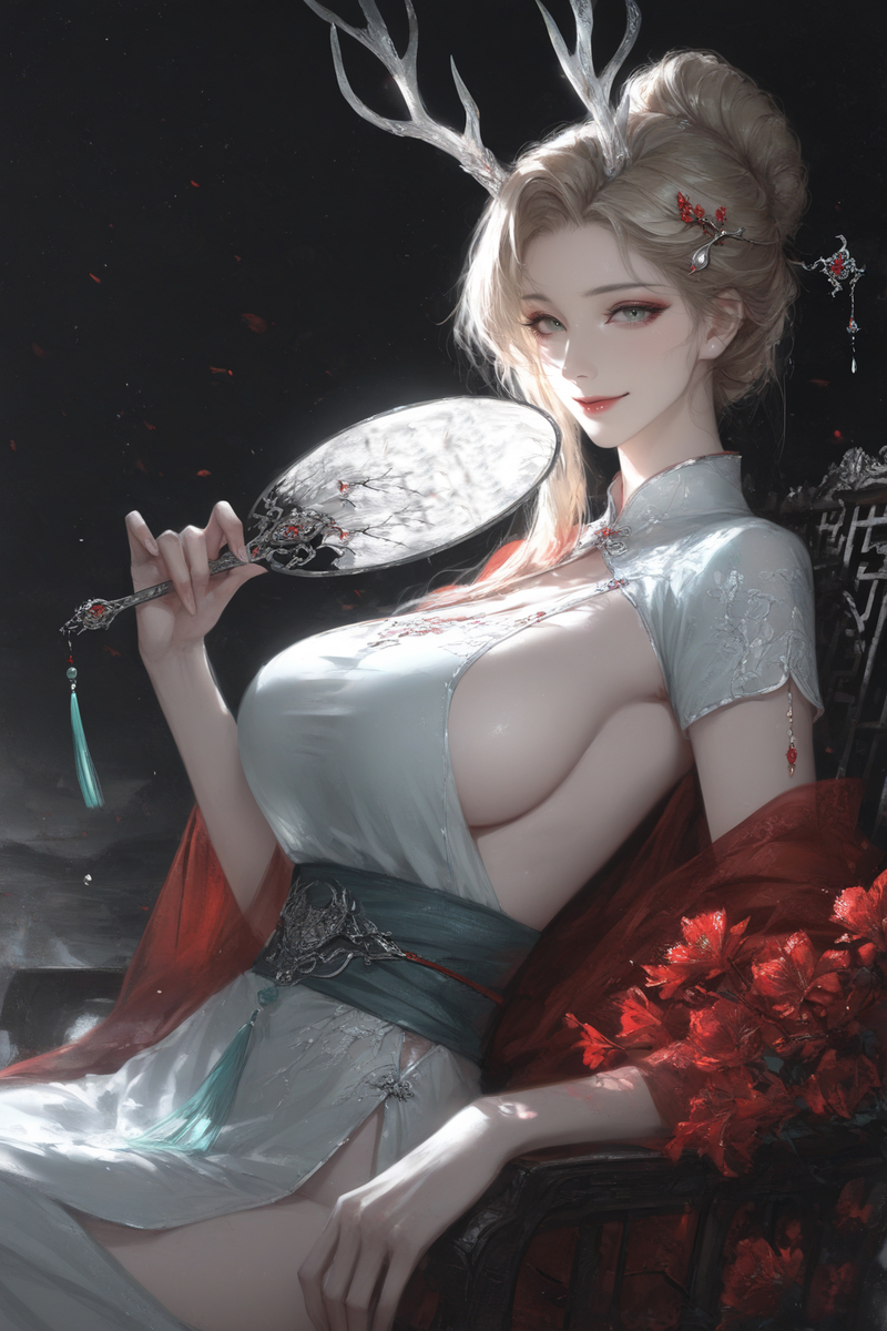 和娘一起过七夕·花好月圆-pixiv插画-作品交流服务