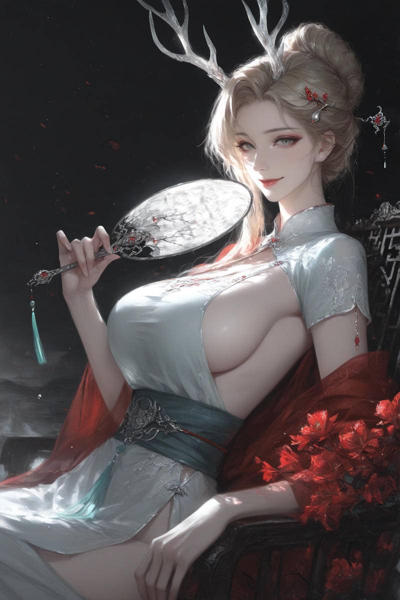 和娘一起过七夕·花好月圆-pixiv插画-作品交流服务