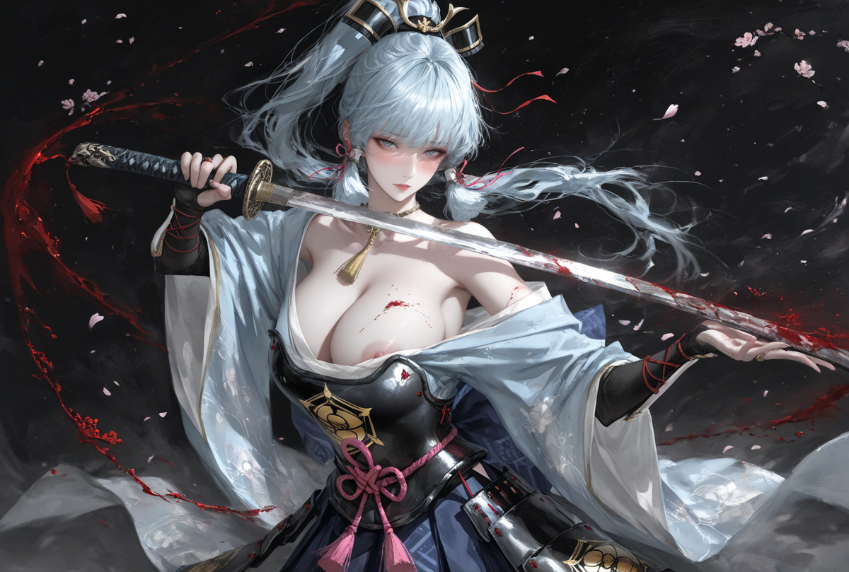 夜血照绫华-pixiv插画-作品交流服务