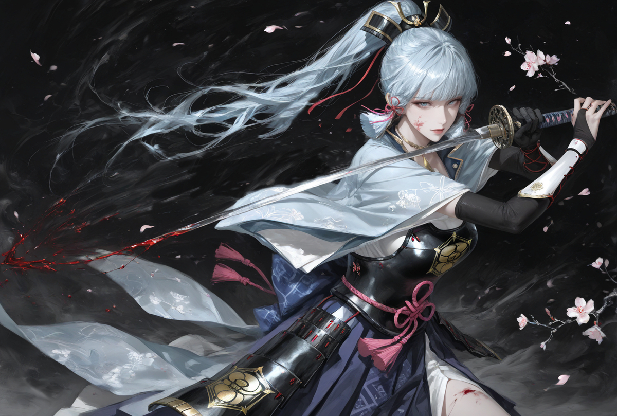 夜血照绫华-pixiv插画-作品交流服务