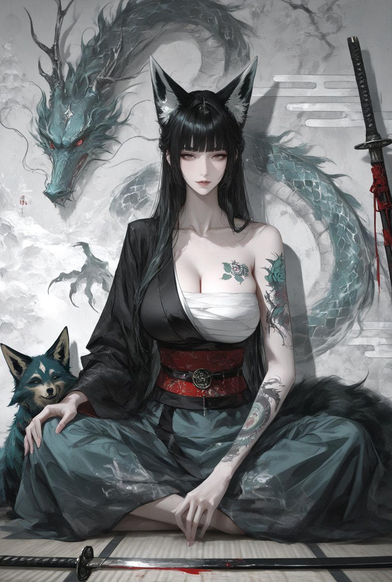 榻榻米特训——定力训练-pixiv插画-作品交流服务