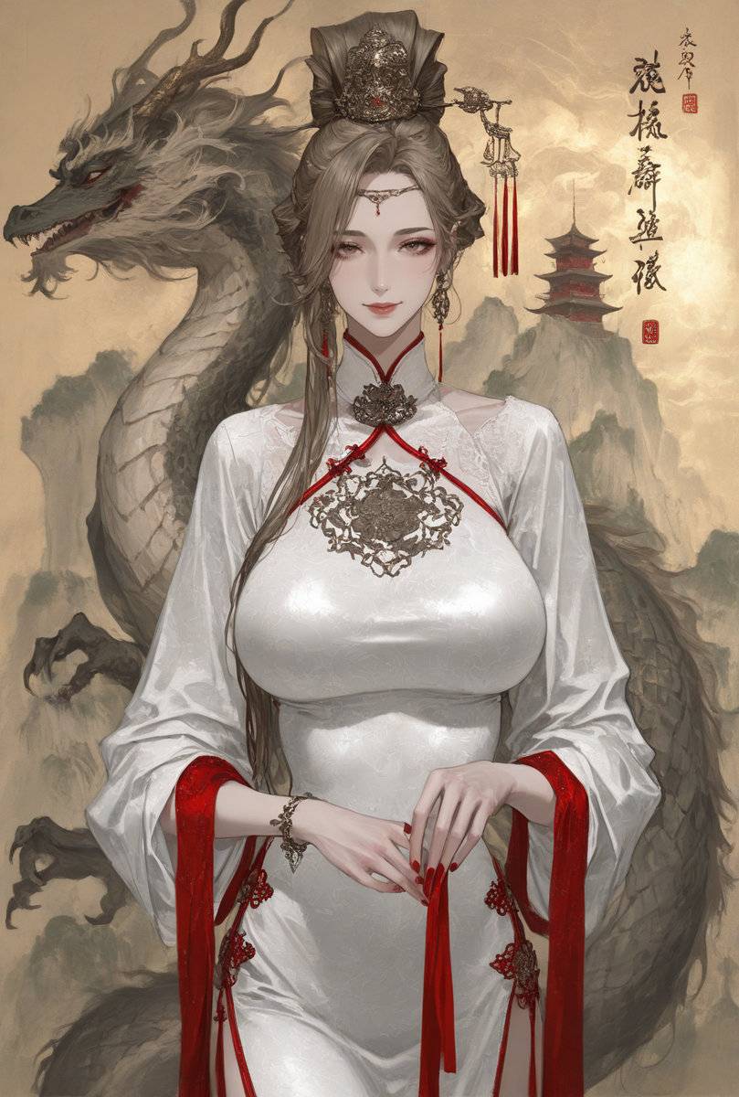 古风贵妇-pixiv插画-作品交流服务