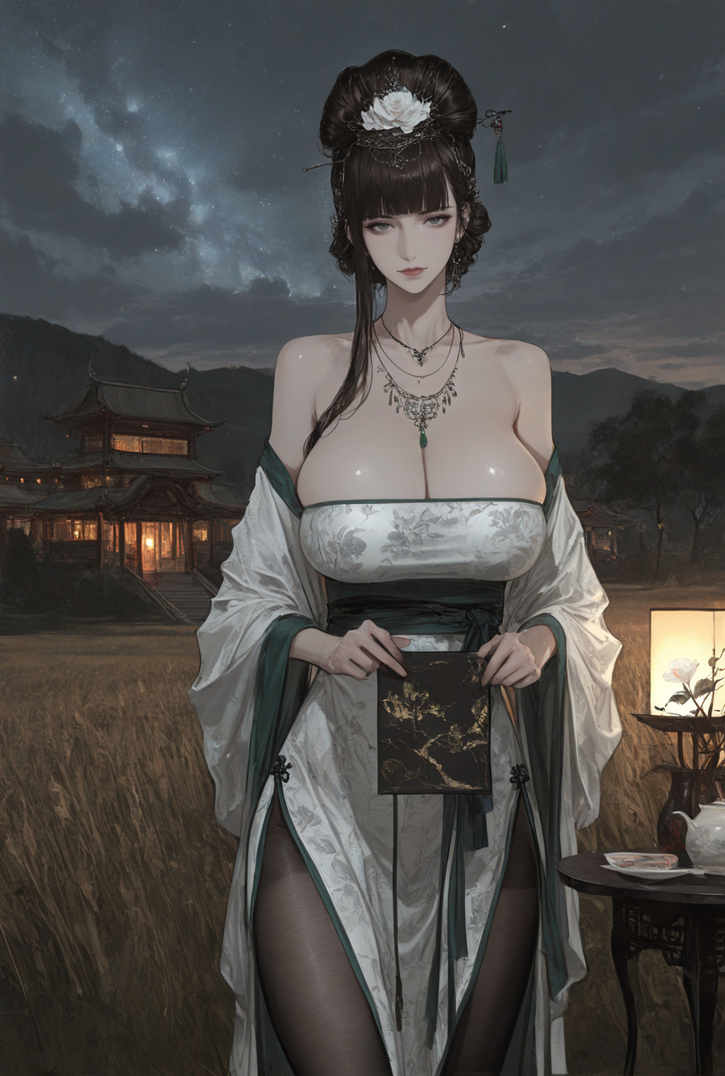 古风贵妇-pixiv插画-作品交流服务