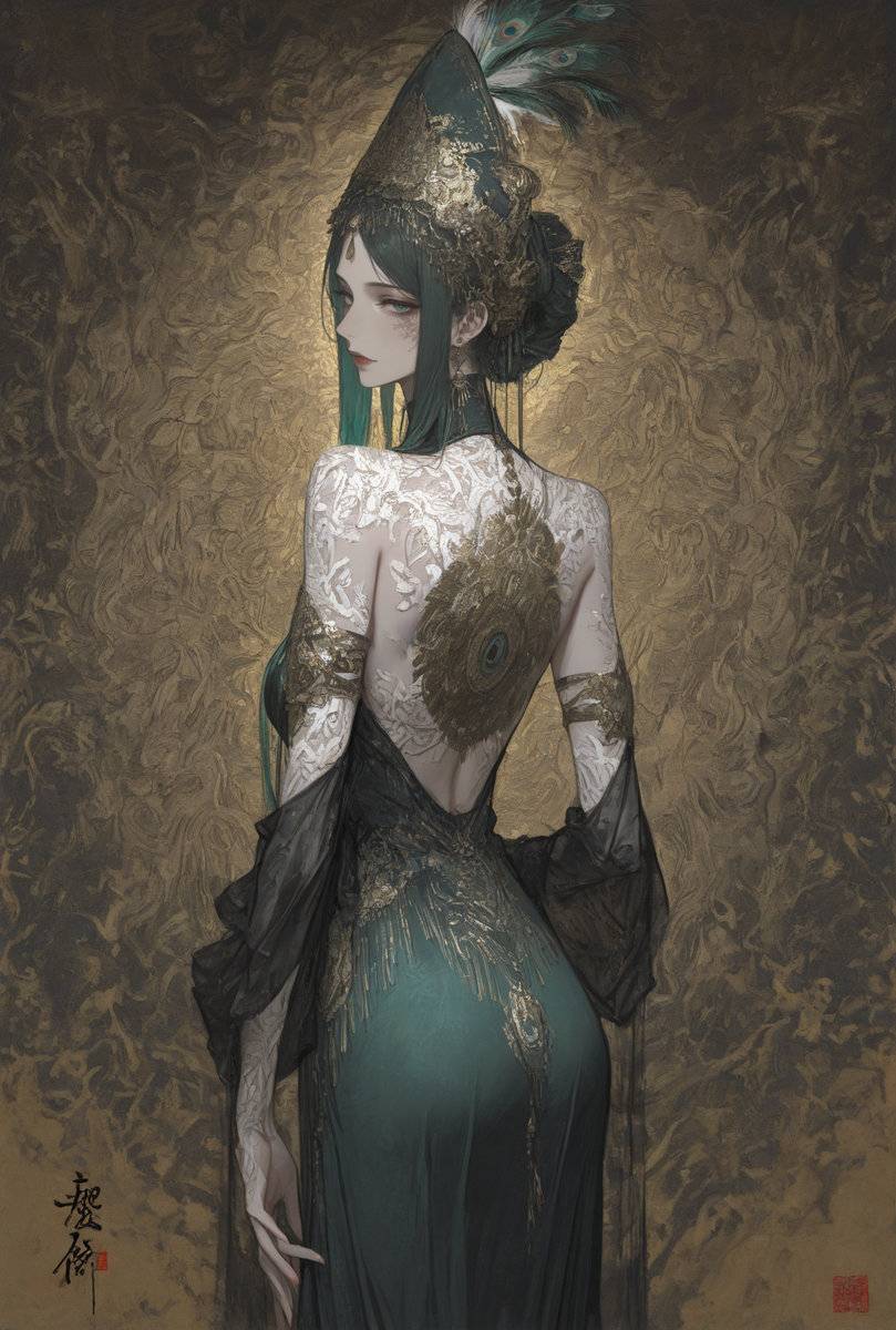 古风贵妇-pixiv插画-作品交流服务