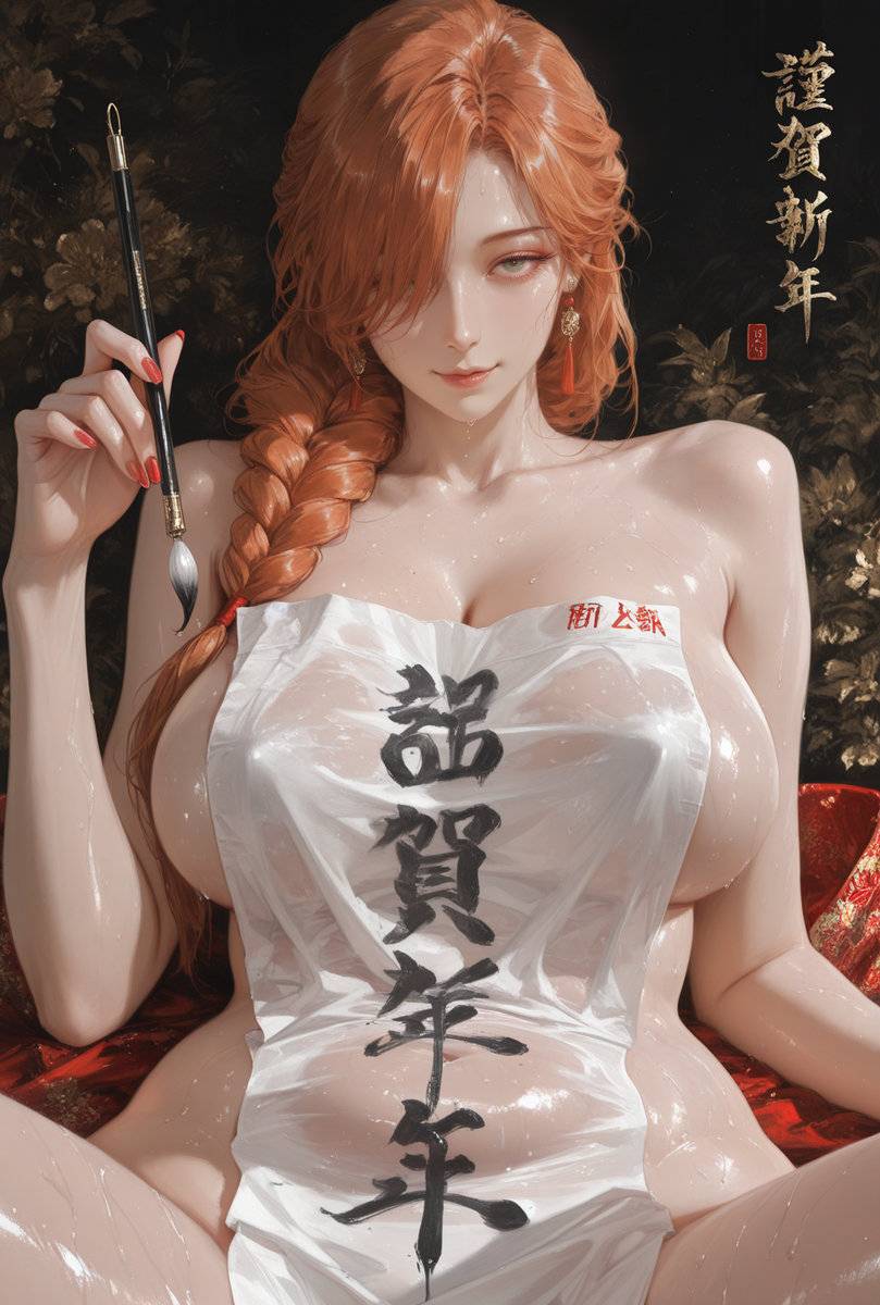 谨贺新年-pixiv插画-作品交流服务