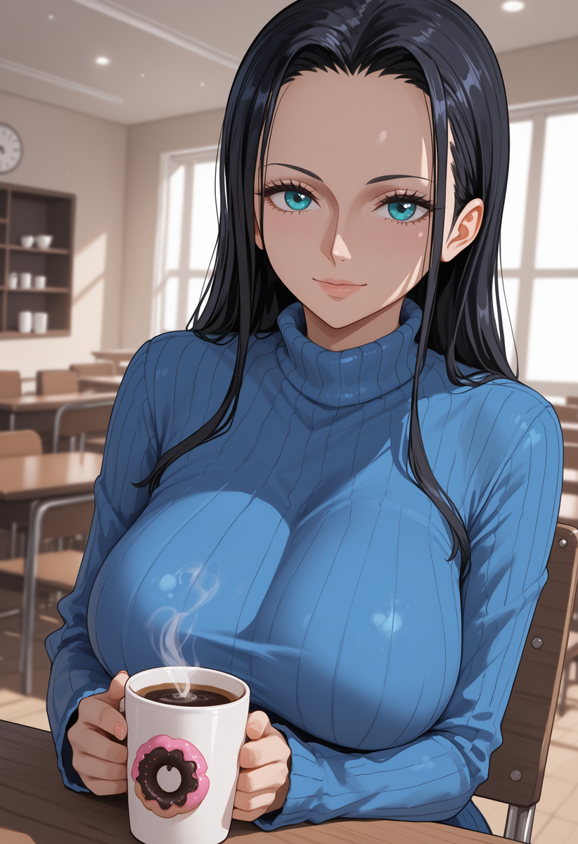 Dating Nico Robin☕-pixiv插画-作品交流服务