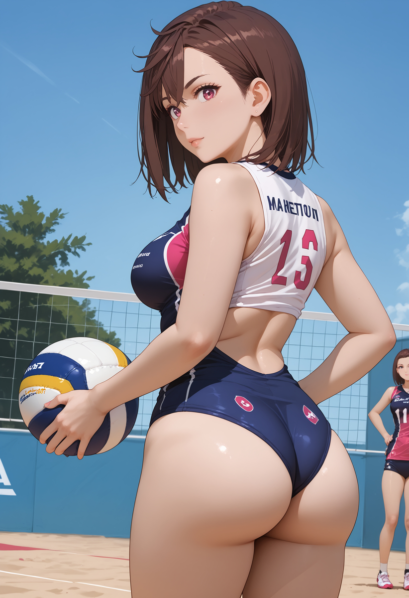 Volleyball girl#2🏐-pixiv插画-作品交流服务