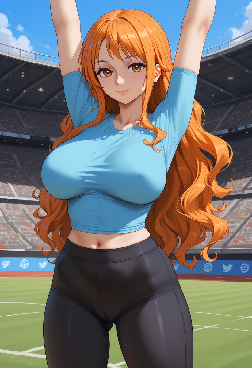 Sport teacher Nami⚾-pixiv插画-作品交流服务