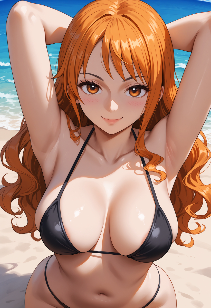 Beach exhibitionism🐋-pixiv插画-作品交流服务