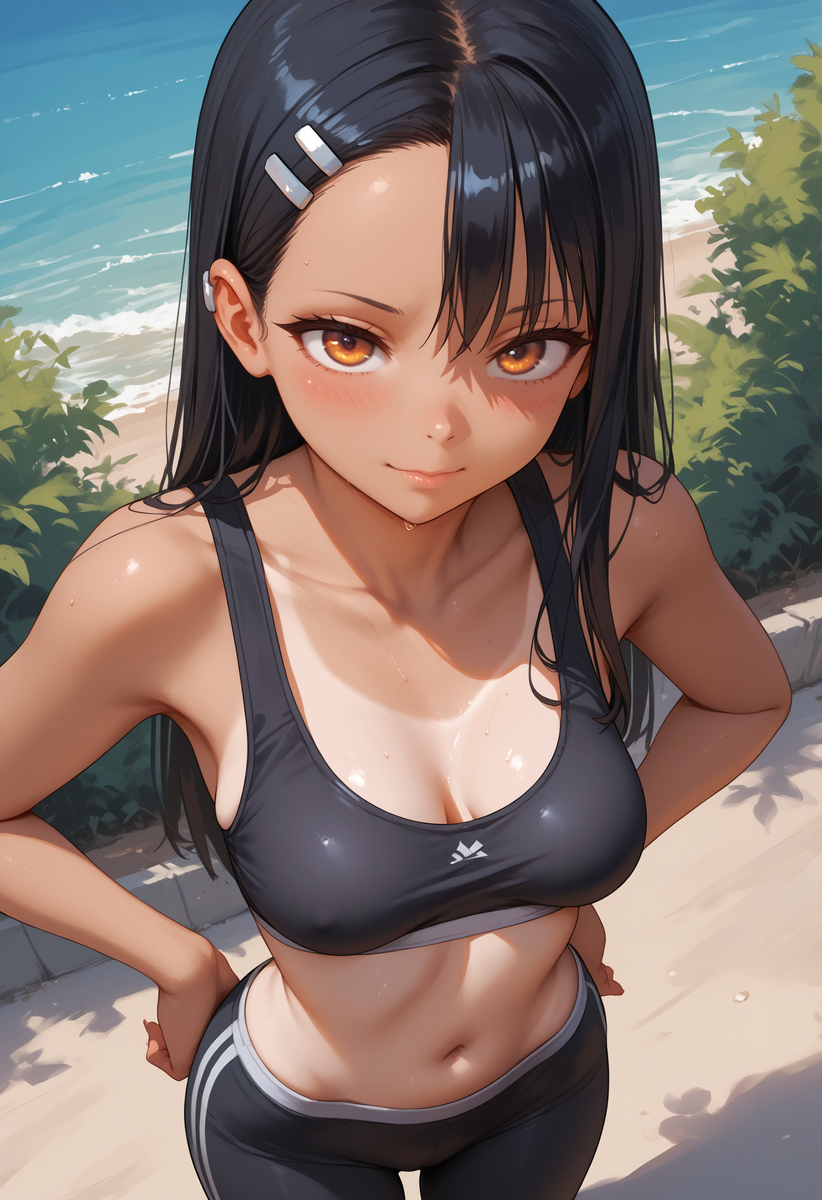 Sport Nagatoro (request)-pixiv插画-作品交流服务