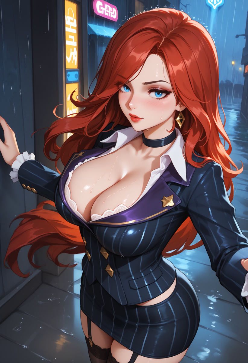 Crime city Miss Fortune 🌆-pixiv插画-作品交流服务