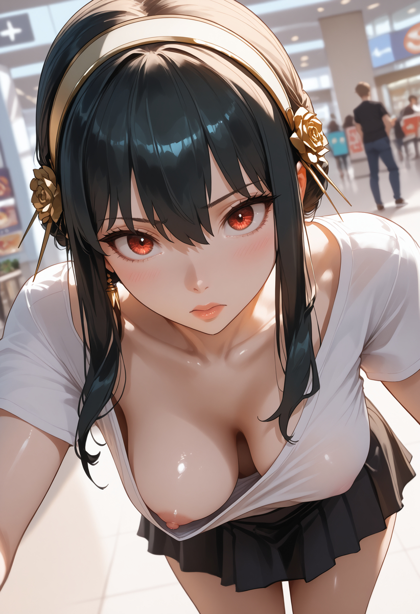 Yor Mall exposure🛍️-pixiv插画-作品交流服务