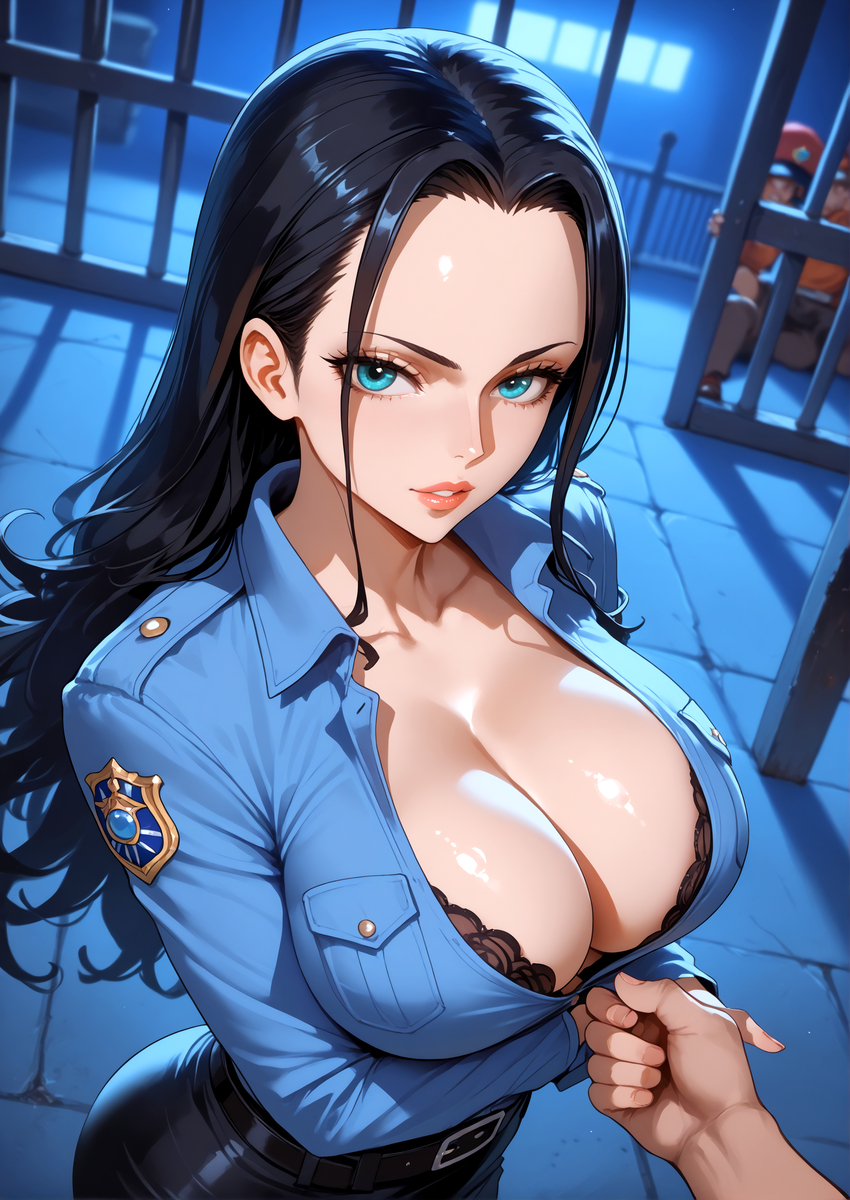 Robin Police uniform🔥-pixiv插画-作品交流服务
