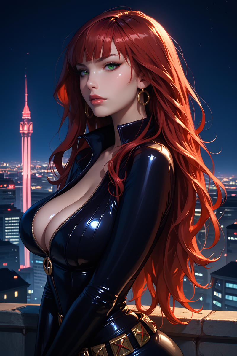 Black Widow-pixiv插画-作品交流服务