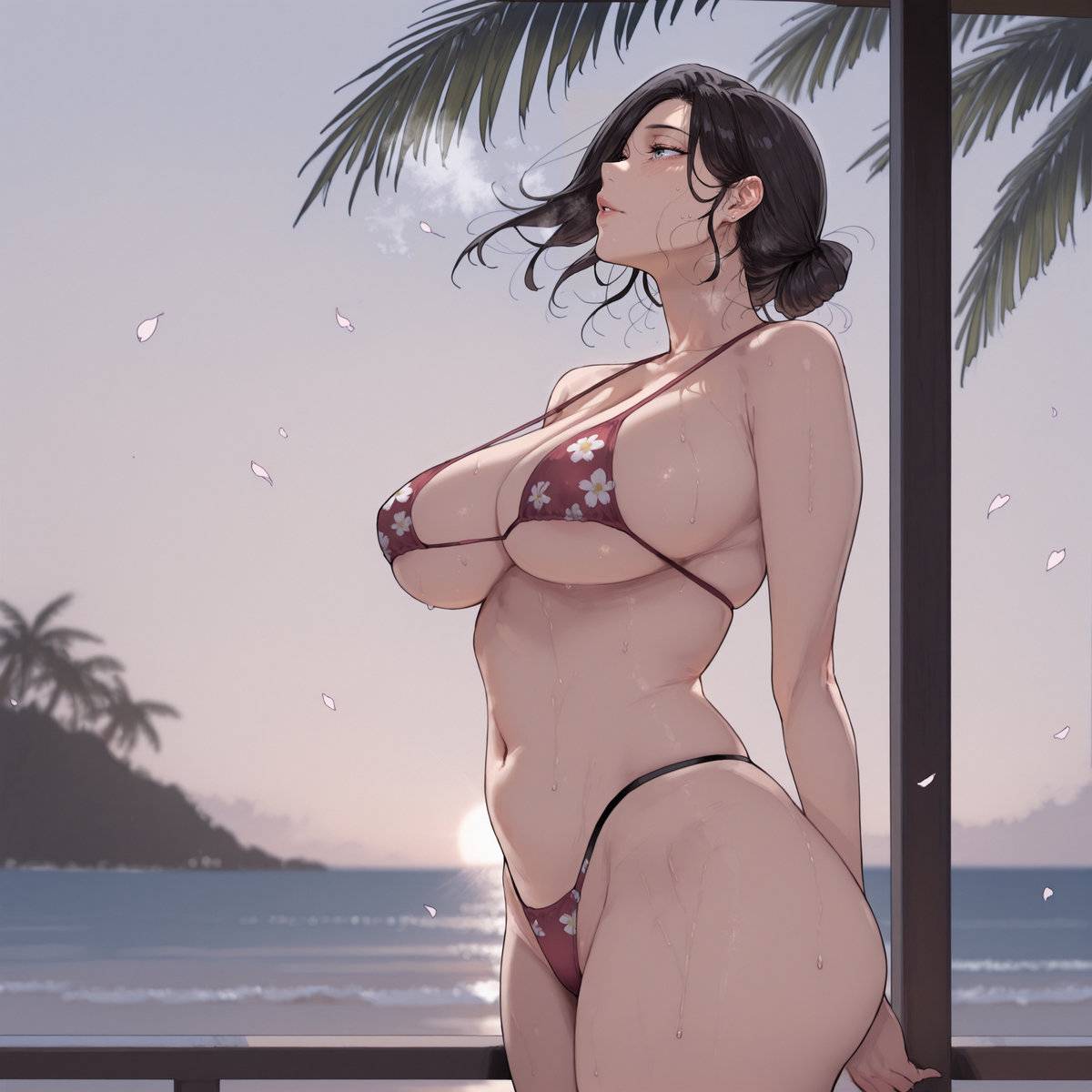 图片[1]-Ami – bikini show-pixiv插画-作品交流服务