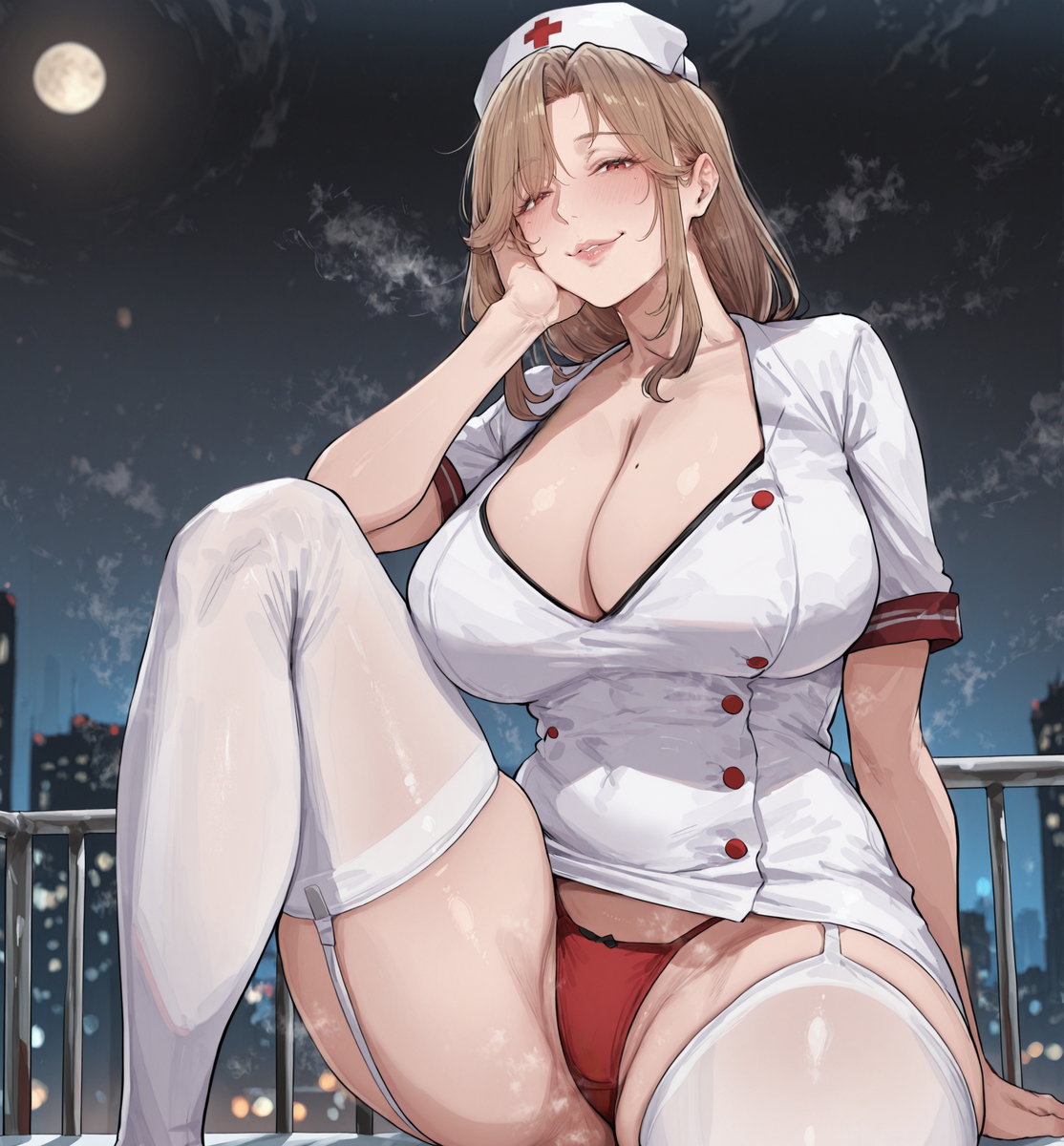 Belita - Outdoor Nurse-pixiv插画-作品交流服务