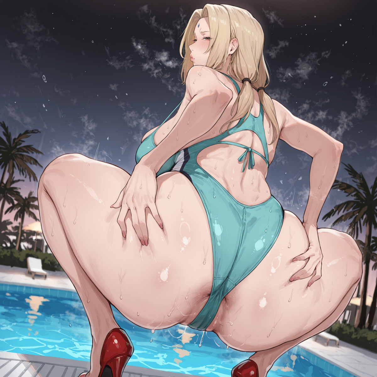 Tsunade - Pool-pixiv插画-作品交流服务