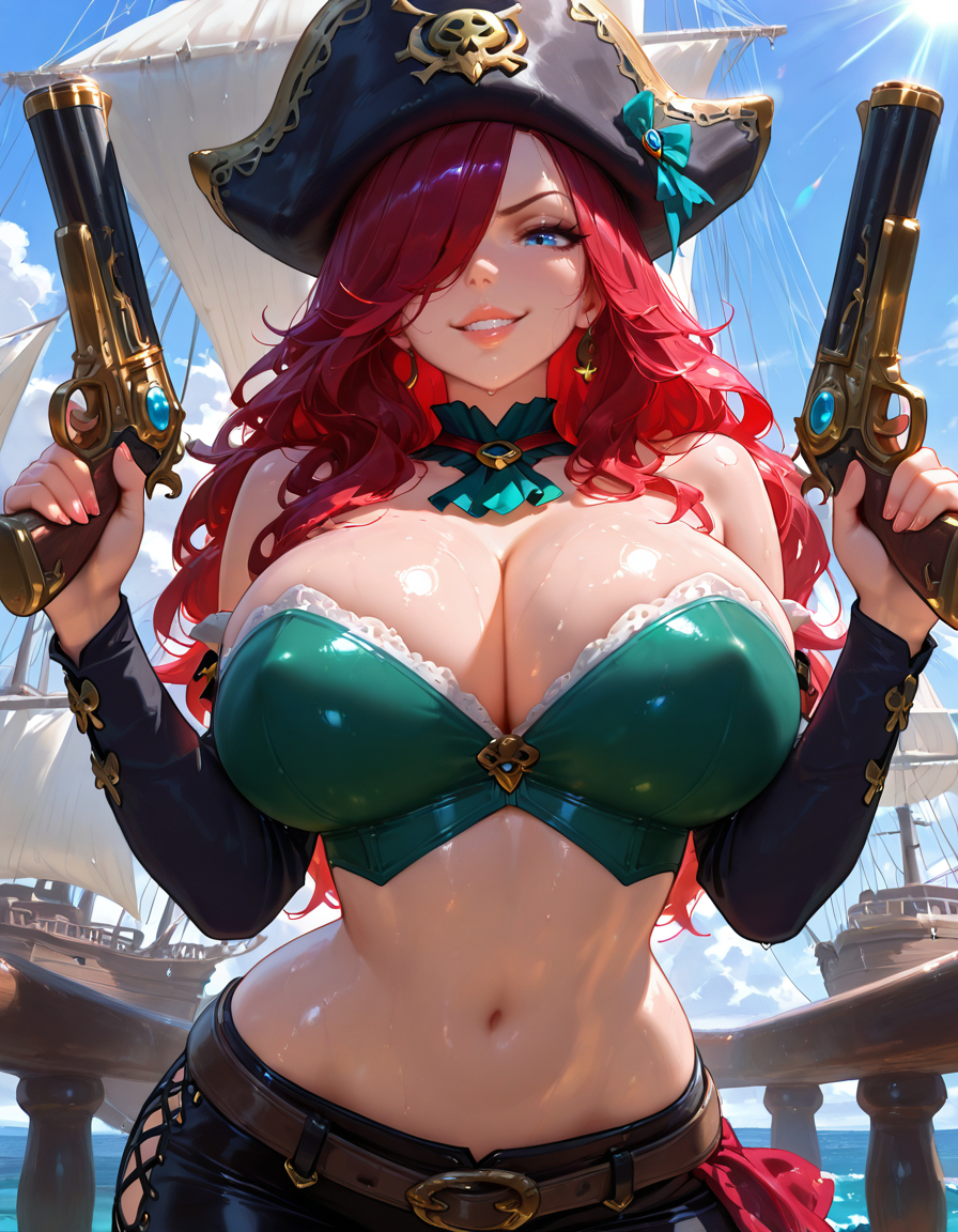 Miss Fortune ミス・フォーチュン-pixiv插画-作品交流服务