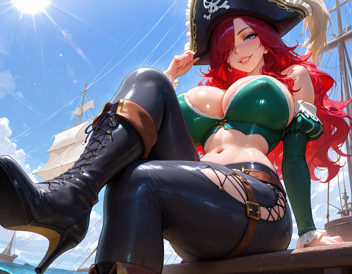 Miss Fortune ミス・フォーチュン-pixiv插画-作品交流服务