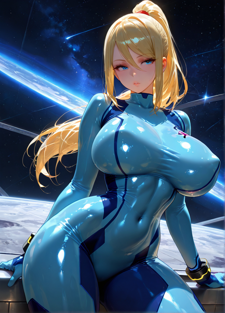 サムス・アラン Samus Aran-pixiv插画-作品交流服务