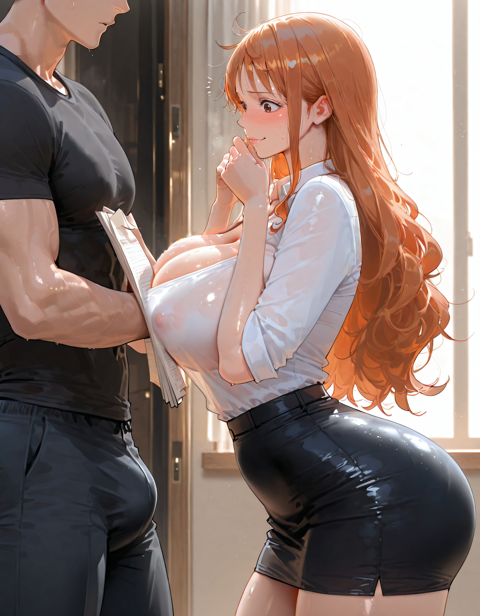 图片[6]-Office Lady Nami OLナミ-pixiv插画-作品交流服务