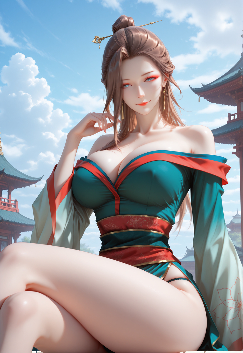 鱼玄机-pixiv插画-作品交流服务