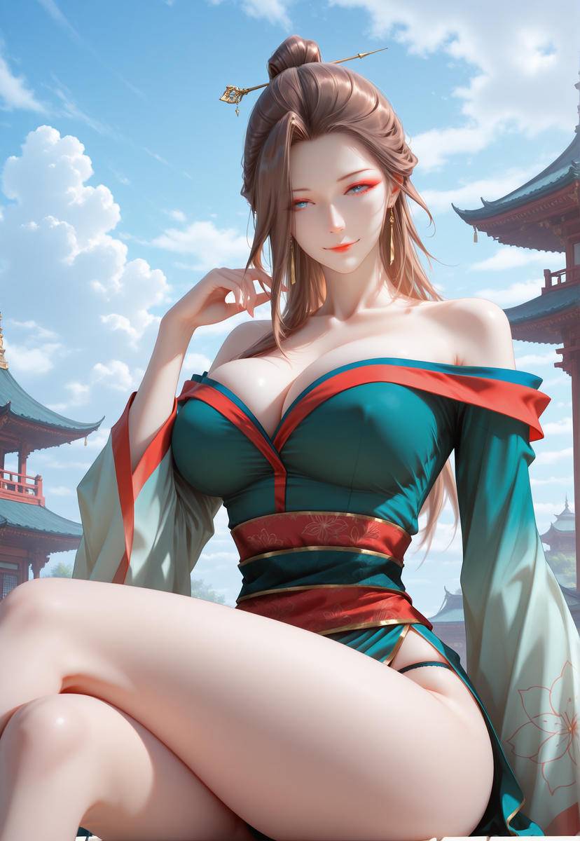 鱼玄机-pixiv插画-作品交流服务