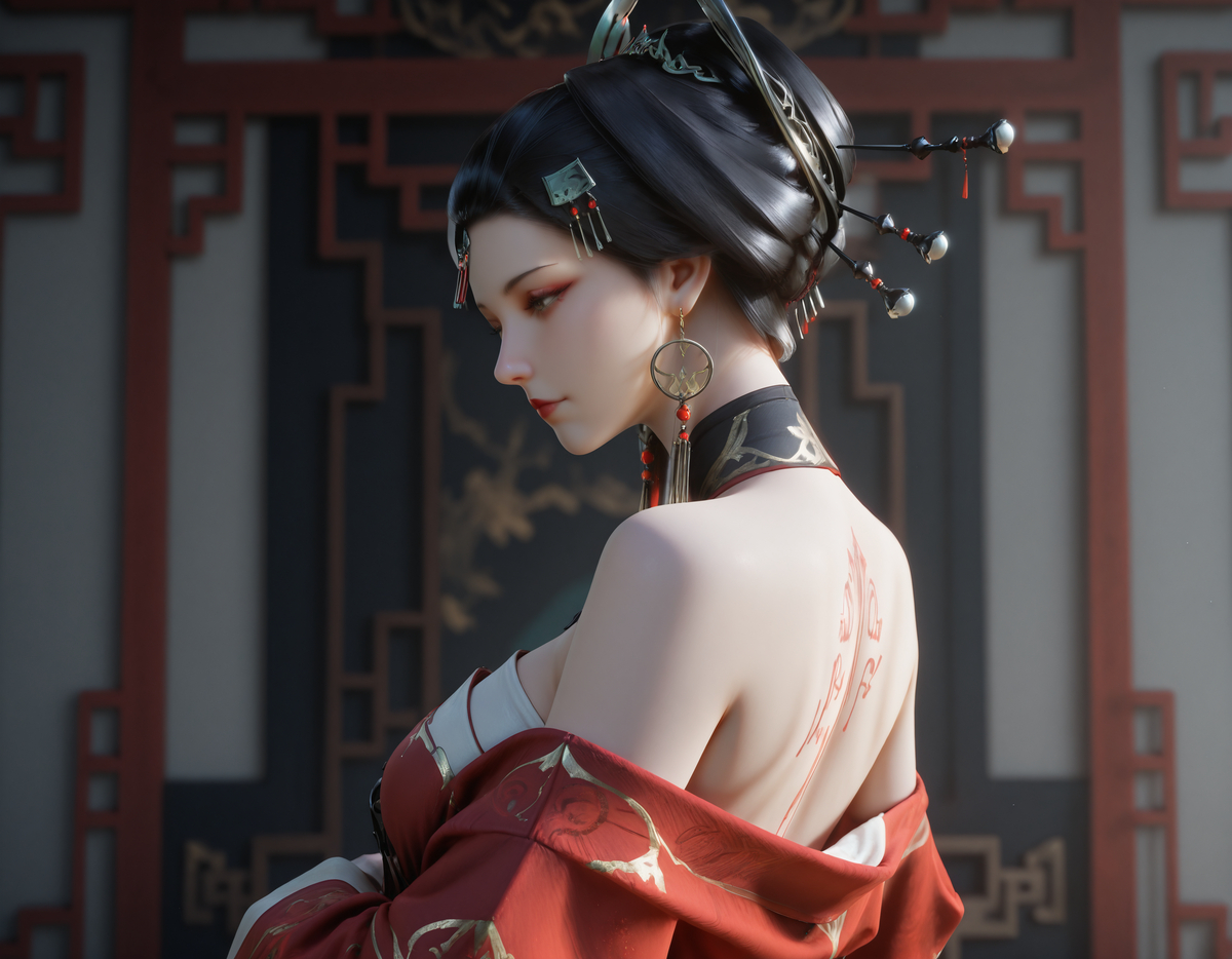 阎红衣-pixiv插画-作品交流服务