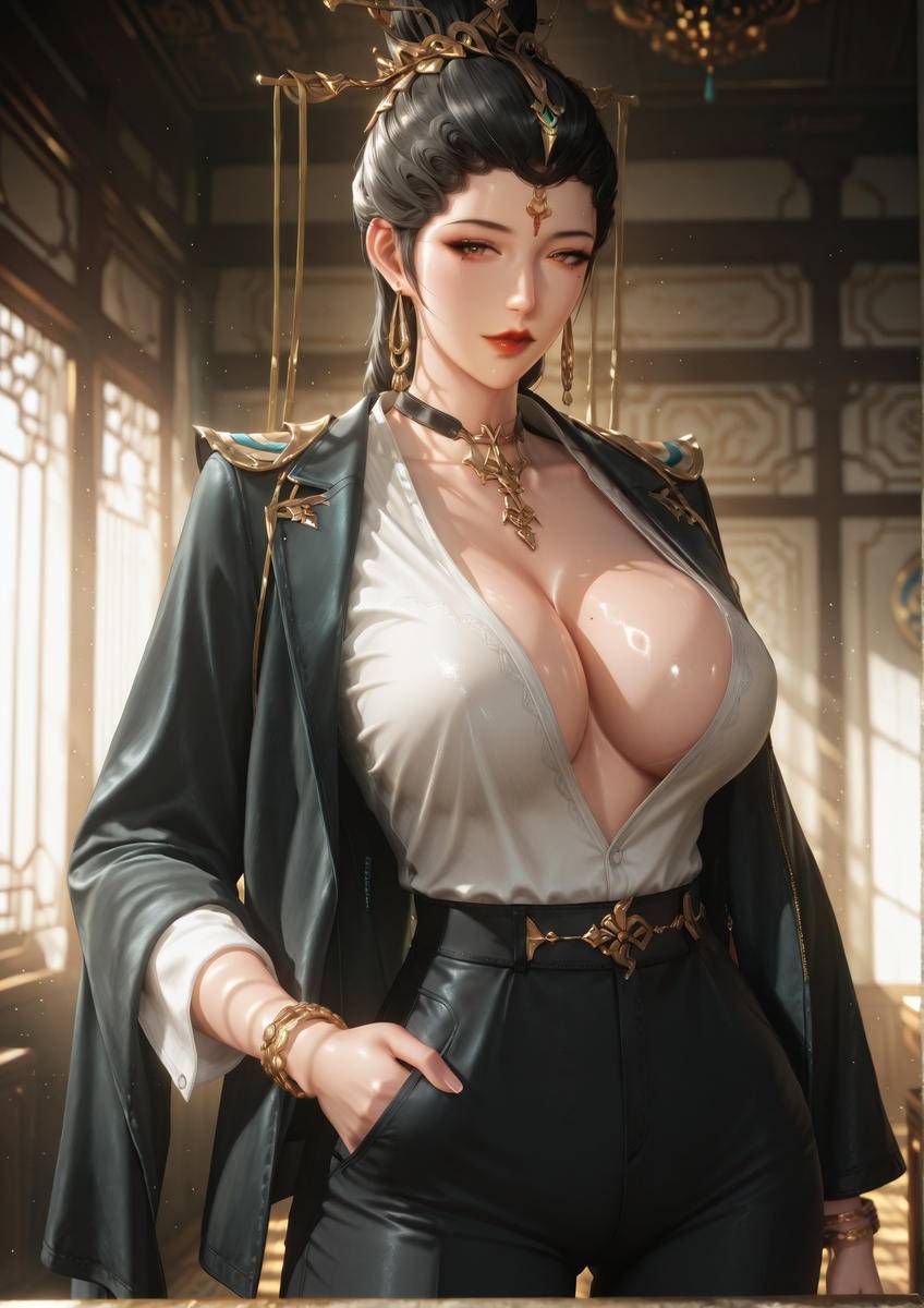 女娲娘娘-pixiv插画-作品交流服务