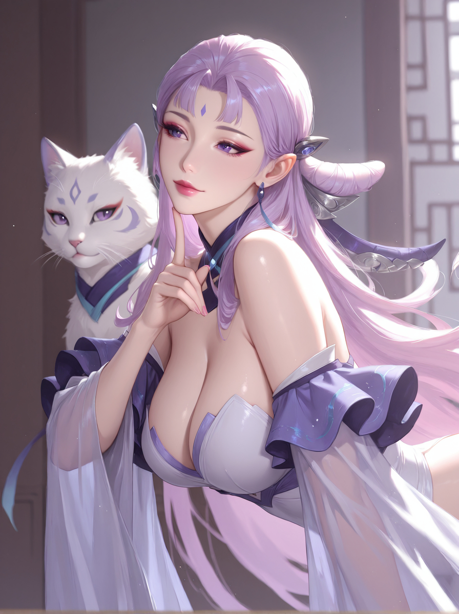 貂蝉-pixiv插画-作品交流服务