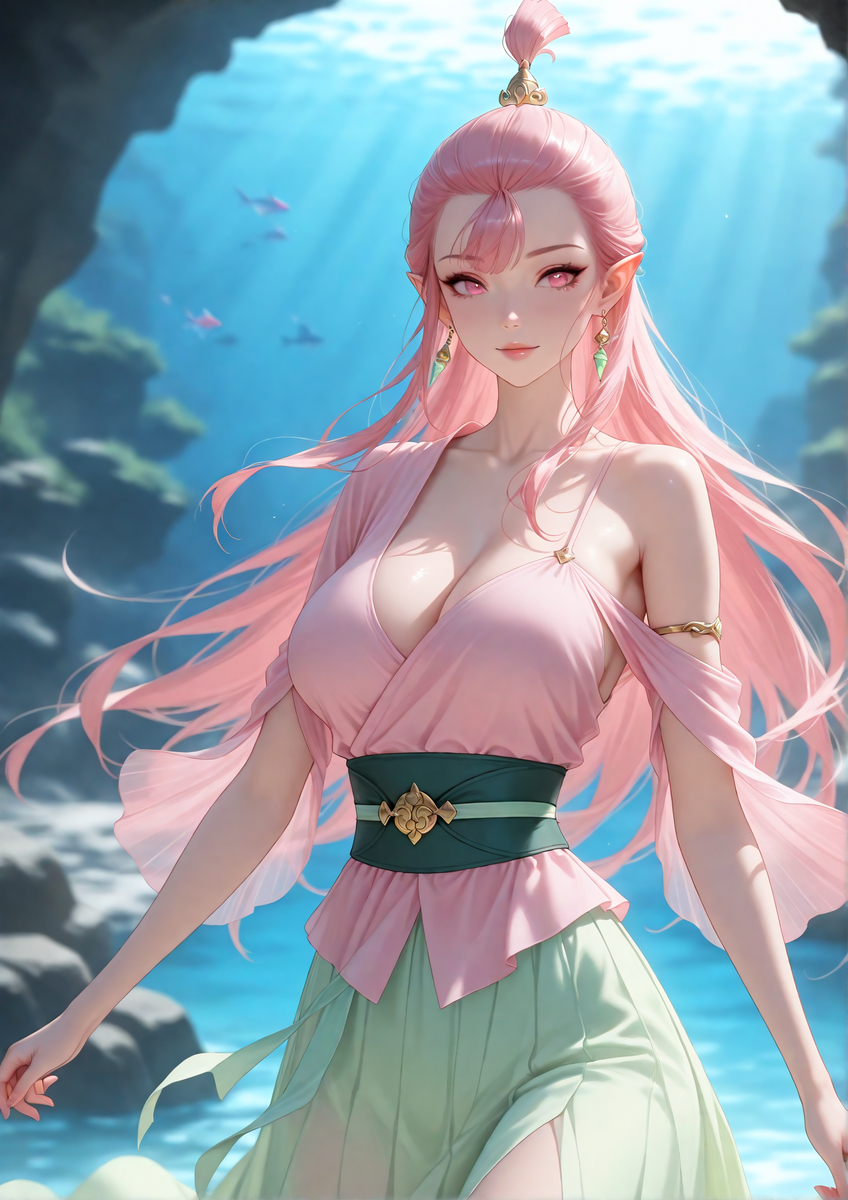 小龙女-pixiv插画-作品交流服务