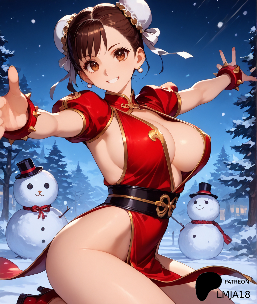 Merry Chun-Li!-pixiv插画-作品交流服务