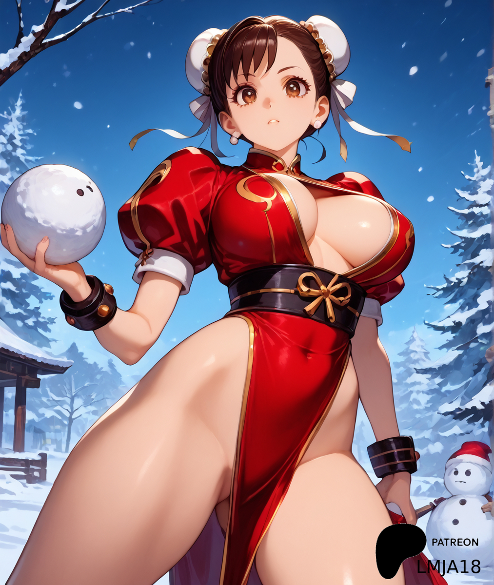 Christmas Chun-li is here!-pixiv插画-作品交流服务