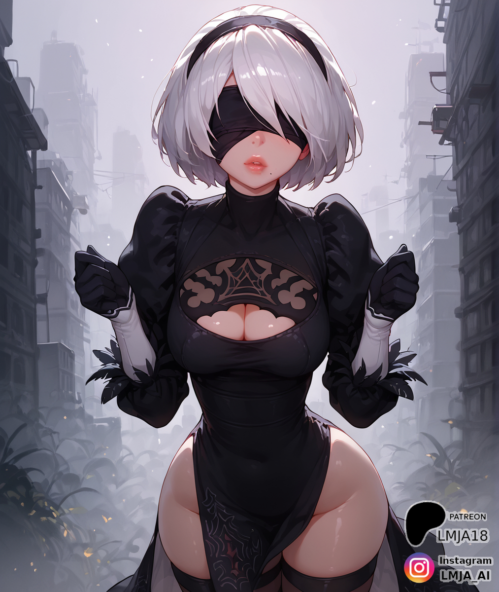2B in the wastes-pixiv插画-作品交流服务