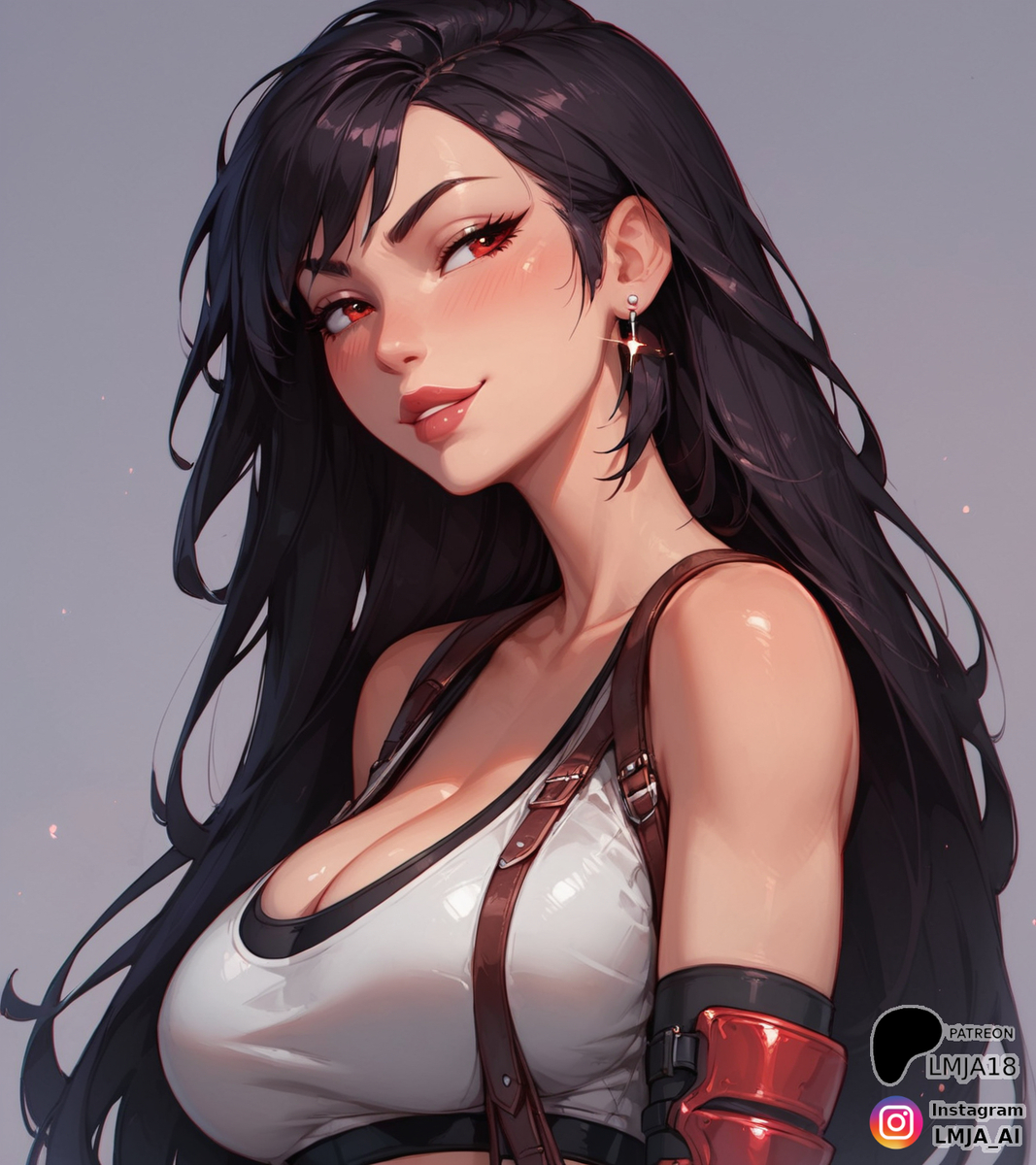 Finally got around to Tifa-pixiv插画-作品交流服务