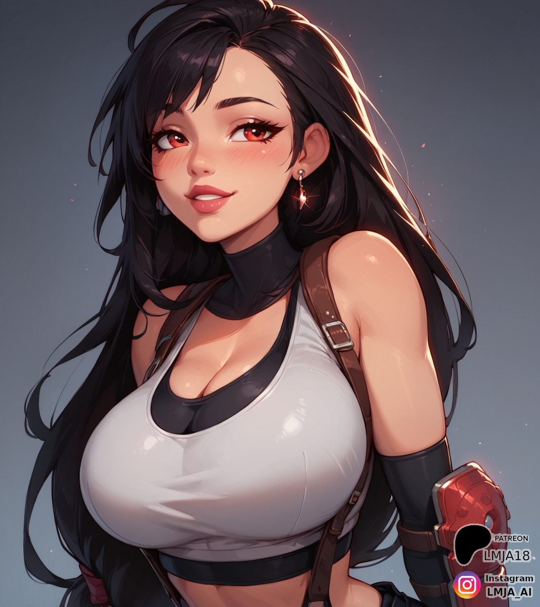 Finally got around to Tifa-pixiv插画-作品交流服务