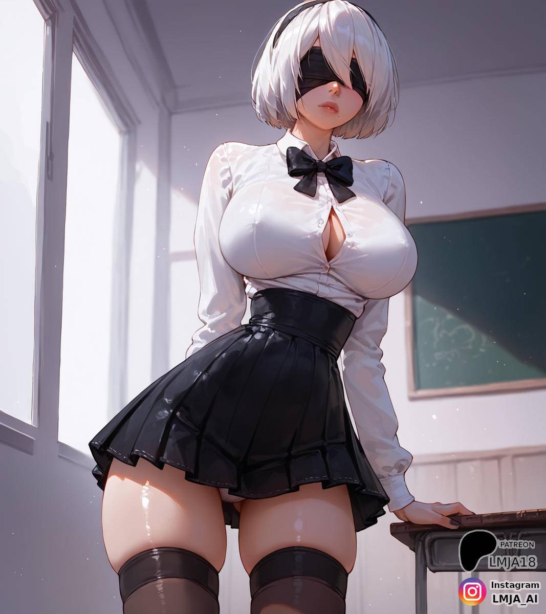2B ready for school-pixiv插画-作品交流服务