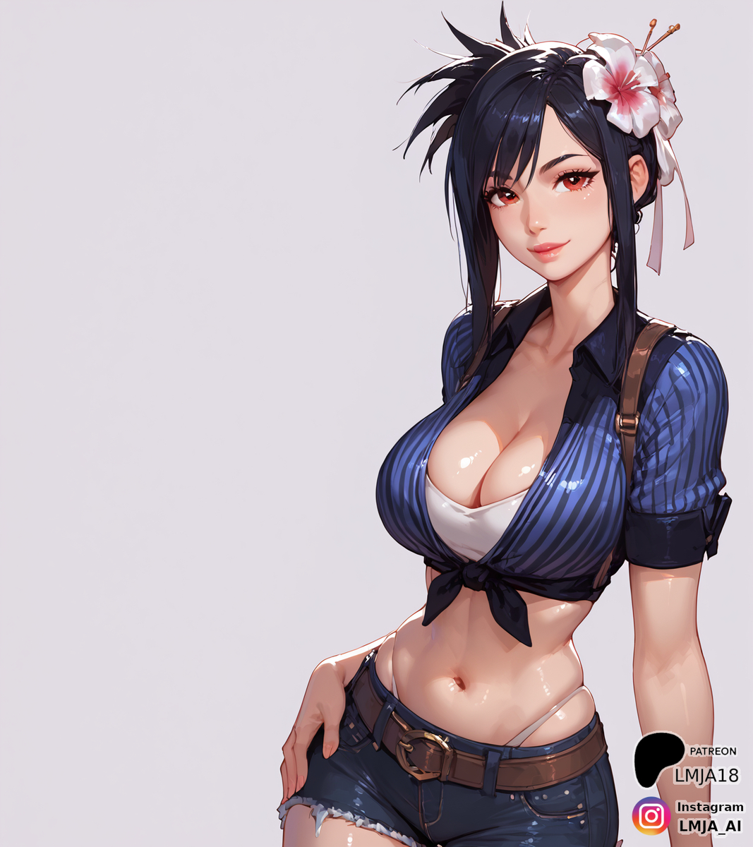 One of Tifa's best outfits-pixiv插画-作品交流服务