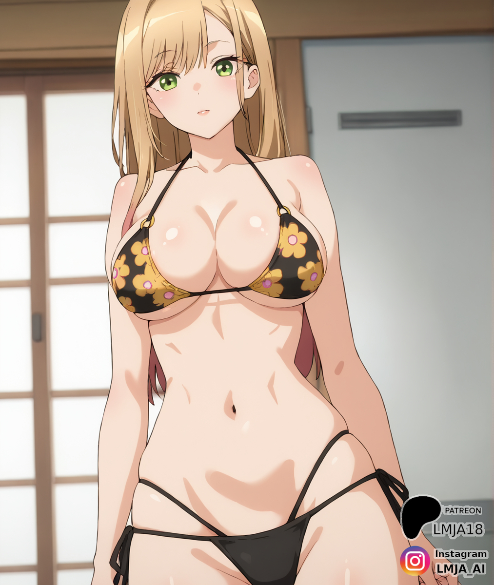 Bikini Marin!-pixiv插画-作品交流服务