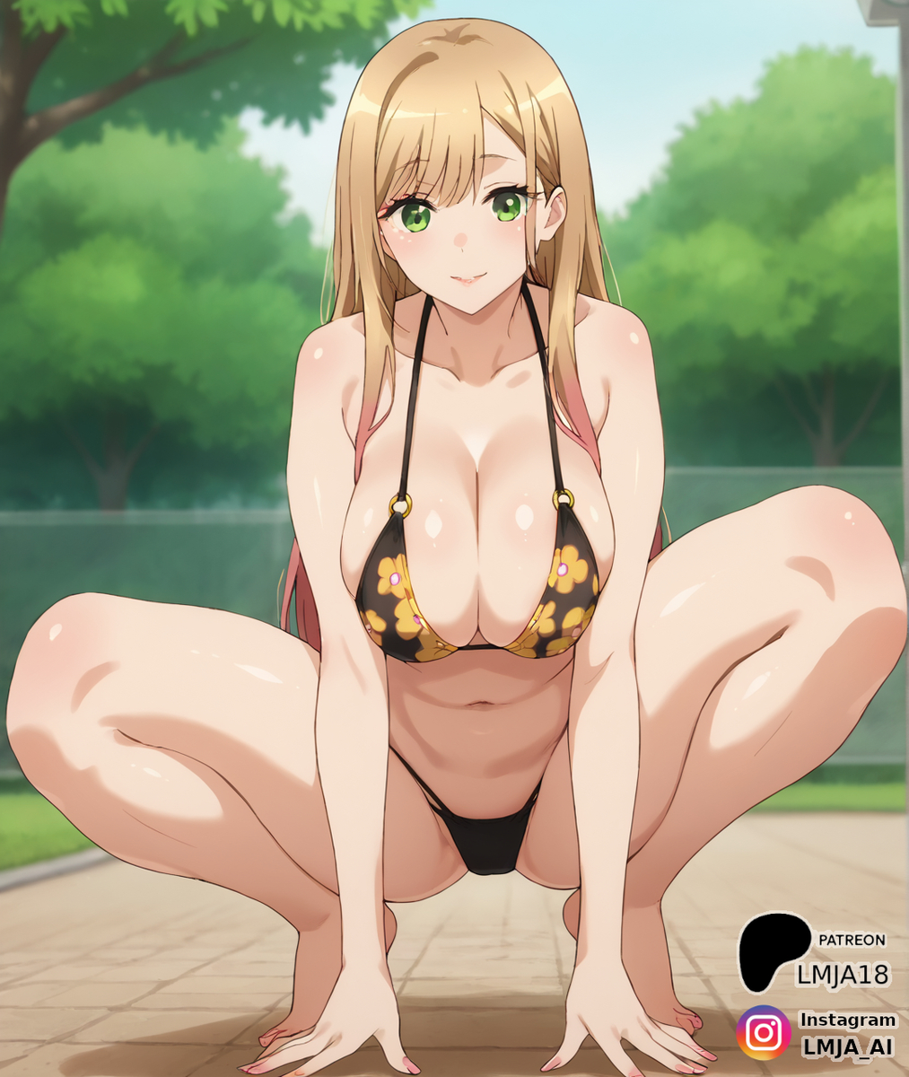 Bikini Marin!-pixiv插画-作品交流服务