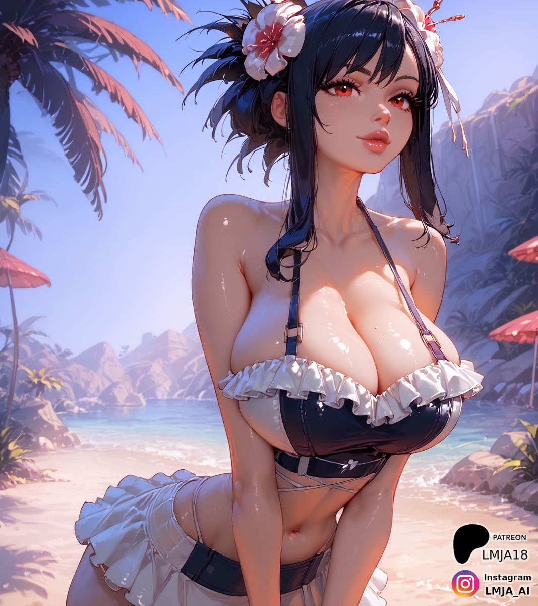 Tifa looking abit different-pixiv插画-作品交流服务