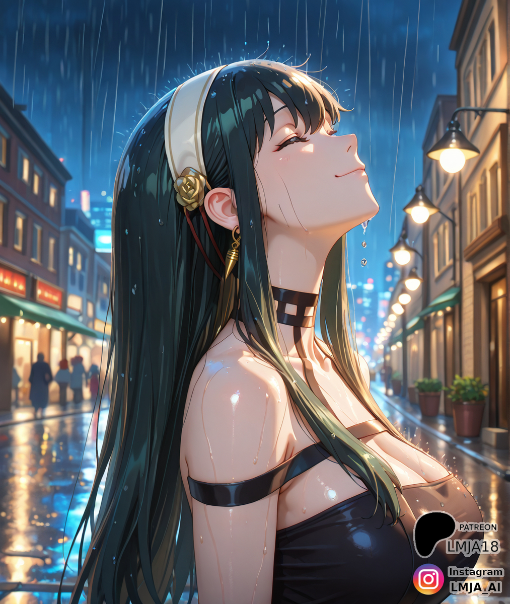 Yor in the Rain-pixiv插画-作品交流服务