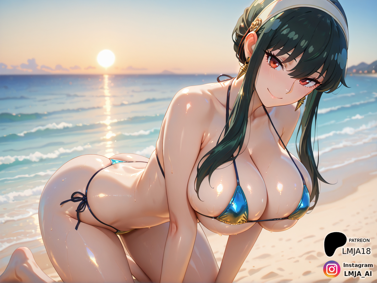 Yor back at the Beach-pixiv插画-作品交流服务