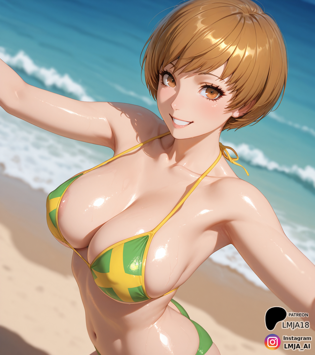 BIkini Chie!-pixiv插画-作品交流服务