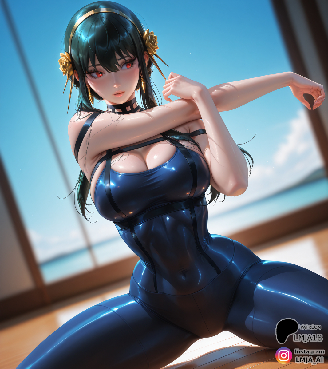 ヨルはヨガができますか？-pixiv插画-作品交流服务