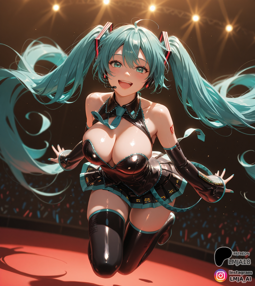 Miku's Performance-pixiv插画-作品交流服务