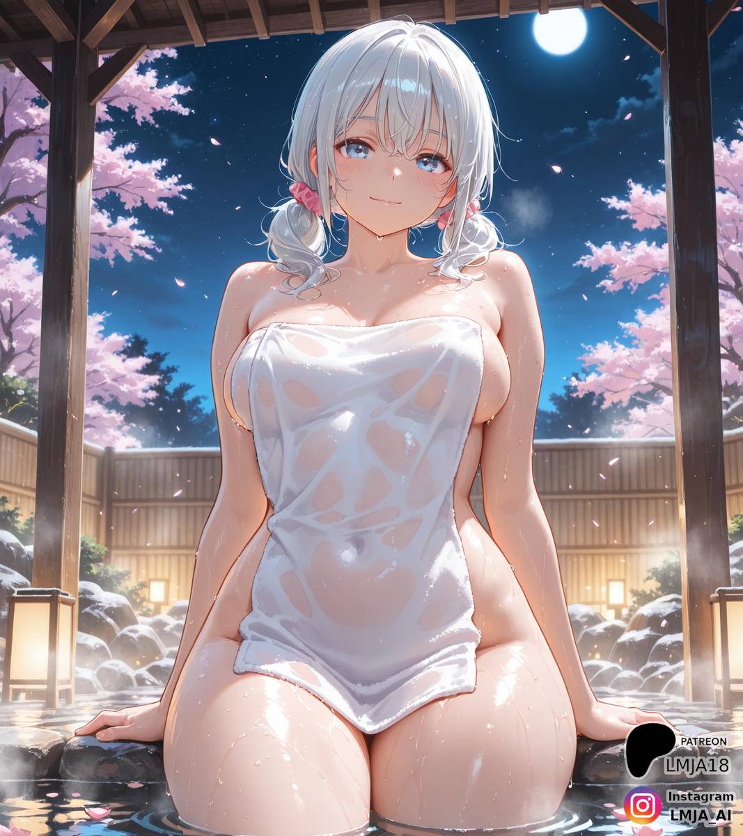 My new girls at the onsen!-pixiv插画-作品交流服务