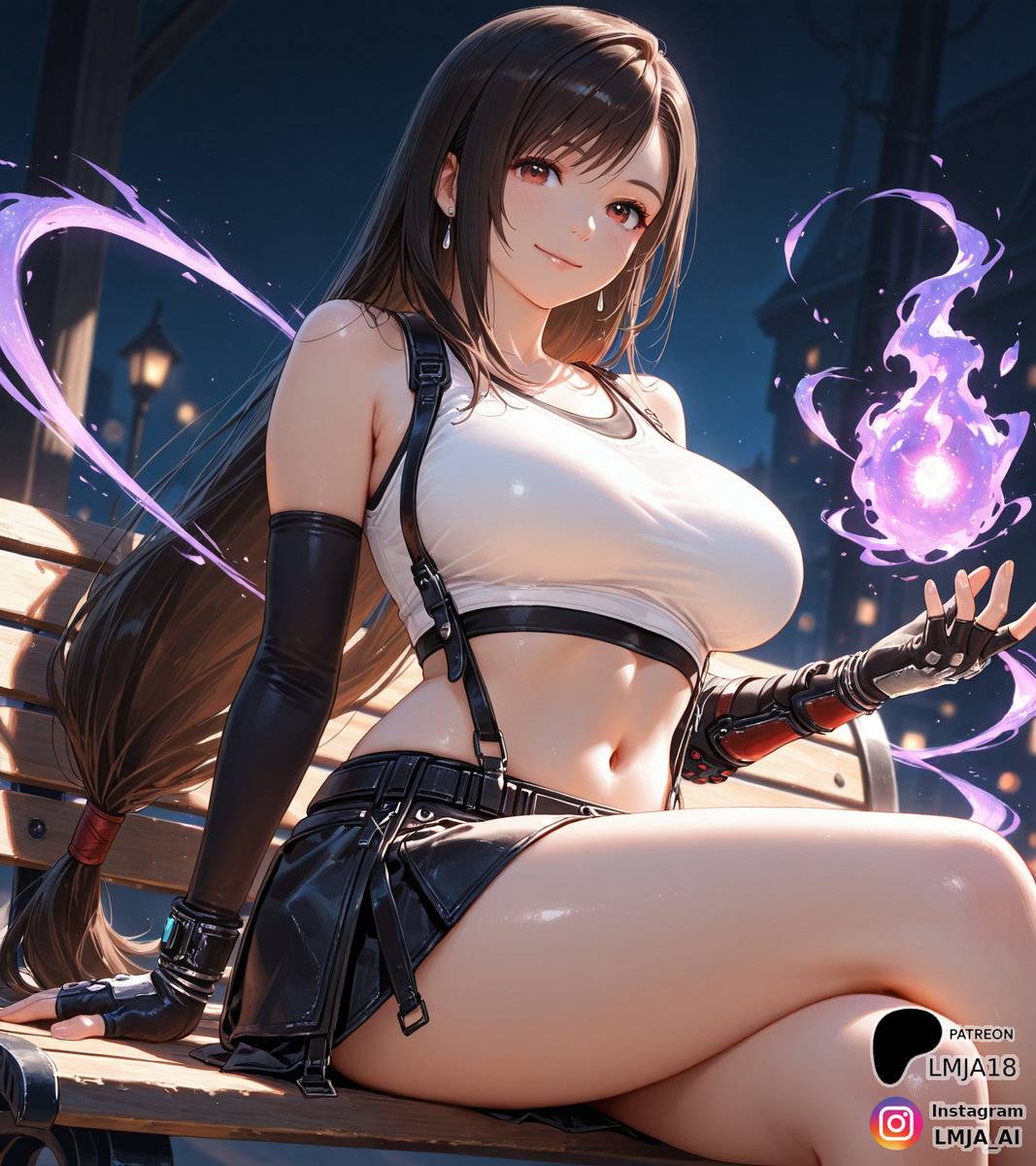 Tifa's going Magic-pixiv插画-作品交流服务