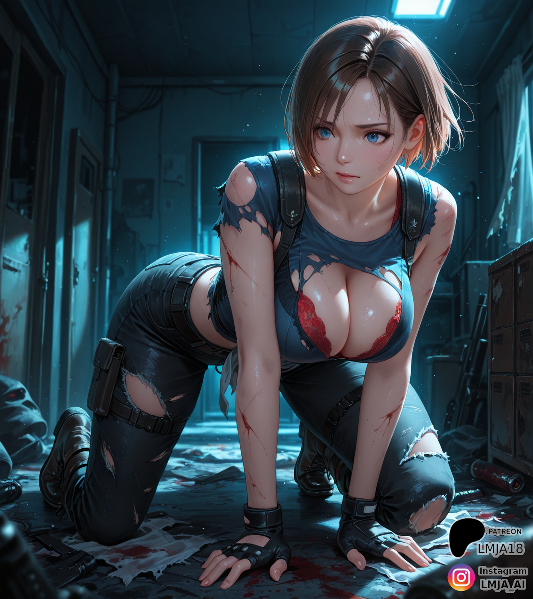 Jill's gotta be more careful-pixiv插画-作品交流服务